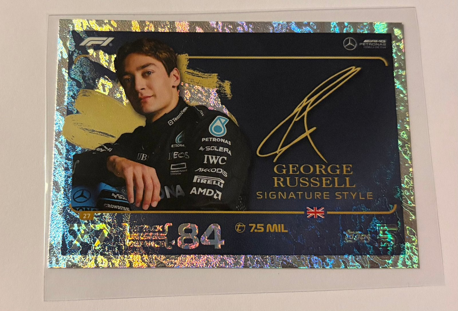 Topps F1 2024 George Russell Signature, Verzamelen, Ophalen of Verzenden, Zo goed als nieuw, Formule 1
