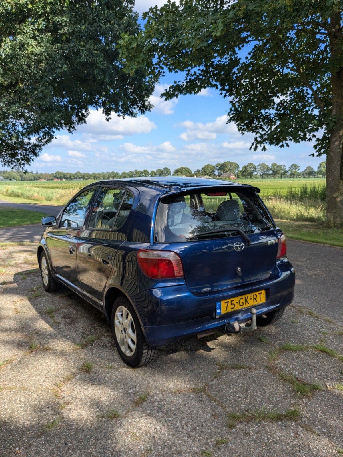 Toyota Yaris 1.3 16V Vvt-i 5DR S-line 2001 Blauw, Auto's, Voorwielaandrijving, 1299 cc, 31 €/maand, 4 cilinders