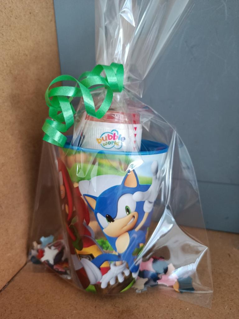 Sonic traktatie, Hobby en Vrije tijd, Feestartikelen, Traktatie, Traktatie, Verjaardag, Nieuw