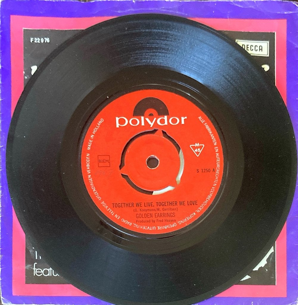 Golden Earrings, Together we live, together we love, Gebruikt, 7 inch, Ophalen of Verzenden, Pop