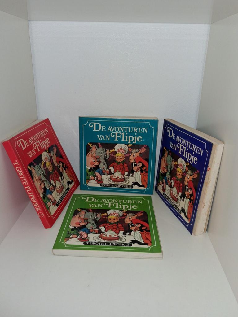 De Avonturen van Flipje - T Grote Flipboek (4 delen), Verzenden, Gelezen, Flipje Tiel, Fictie algemeen