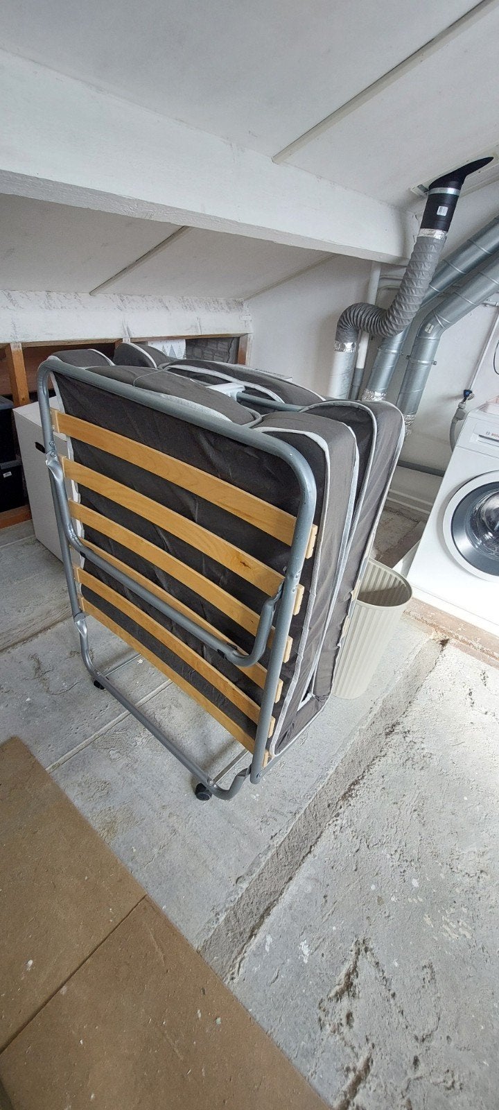 1 persoons stretcher, Ophalen, Gebruikt, 90 cm, Eenpersoons