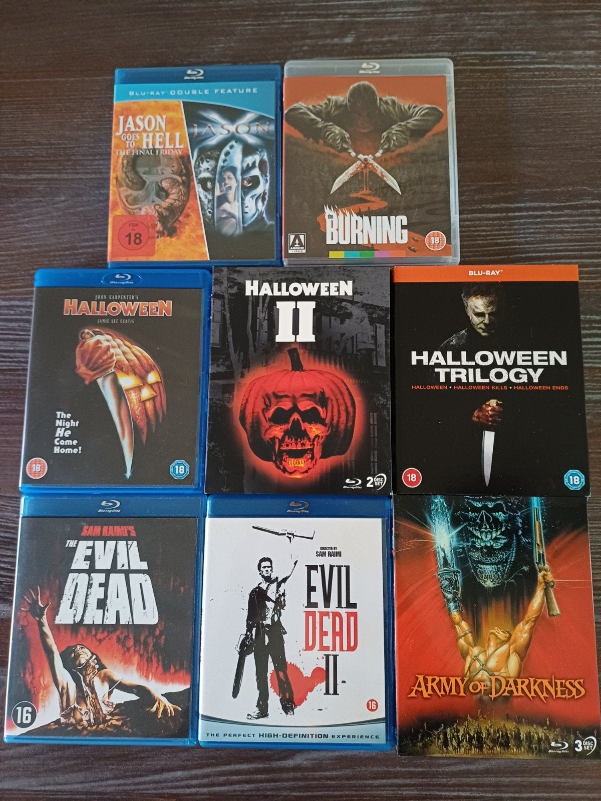 Blu-ray horror pakket 8 x, nieuw!!, Cd's en Dvd's, Blu-ray, Ophalen of Verzenden, Zo goed als nieuw, Horror, Boxset