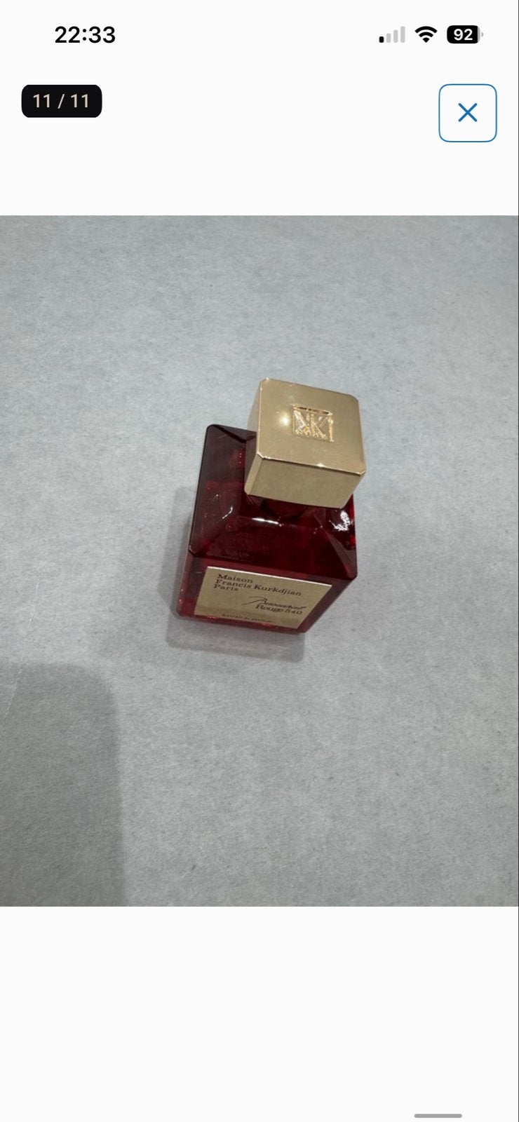 Maison Francis Kurkdjian Baccarat Rouge 540 Extrait 70ml, Ophalen of Verzenden, Zo goed als nieuw