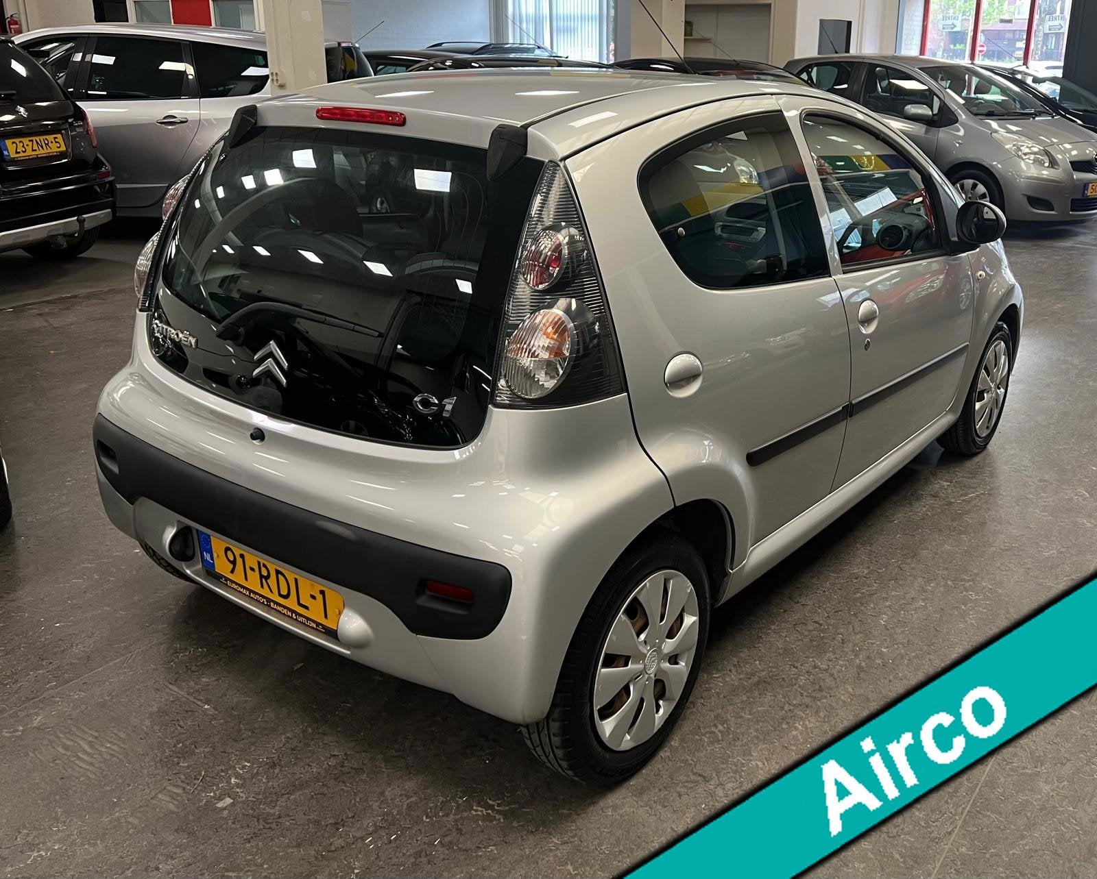 Citroen C1 1.0-12V Ambiance 2e Eigenaar - NAP - Airco, Auto's, Citroën, Voorwielaandrijving, Euro 5, Stof, Gebruikt