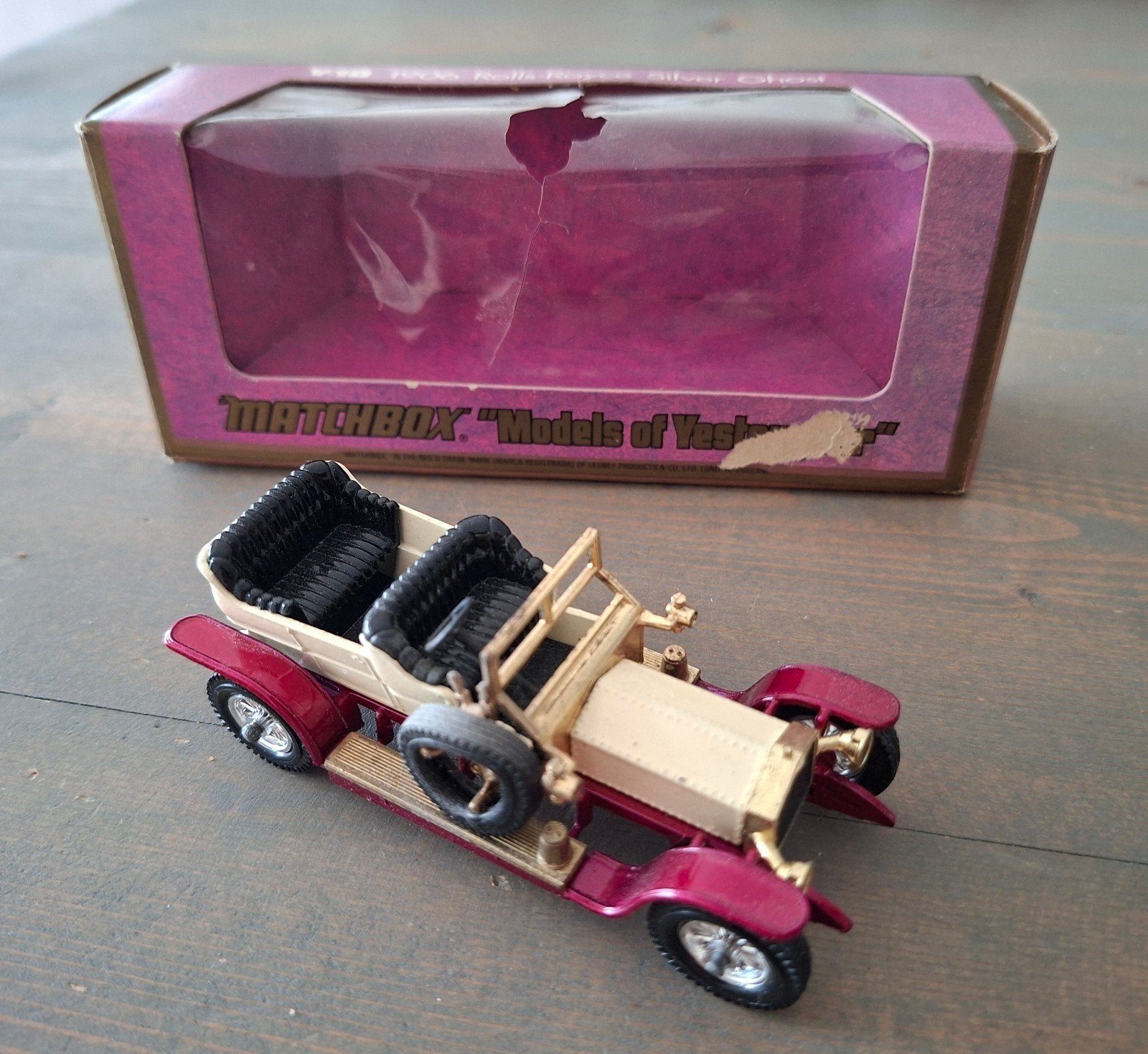Matchbox "Mdls of Yesteryear" Y-10 1906 Rolls-Royce Silver, Hobby en Vrije tijd, Modelauto's | 1:43, Ophalen of Verzenden, Zo goed als nieuw