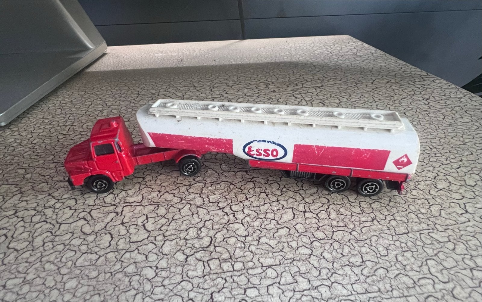 Majorette Esso Tankwagen - Vintage Speelgoed Vrachtwagen, Ophalen, Gebruikt