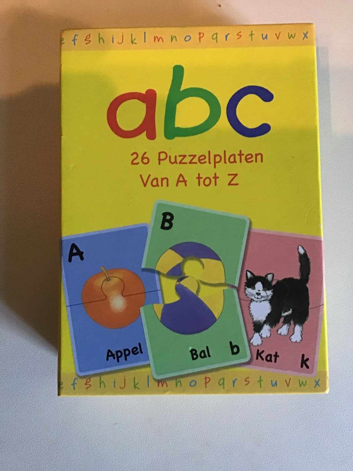 ABC Puzzelplaten Van A tot Z - Educatief Spel, Ophalen of Verzenden, Meer dan 50 stukjes, Gebruikt, 2 tot 4 jaar