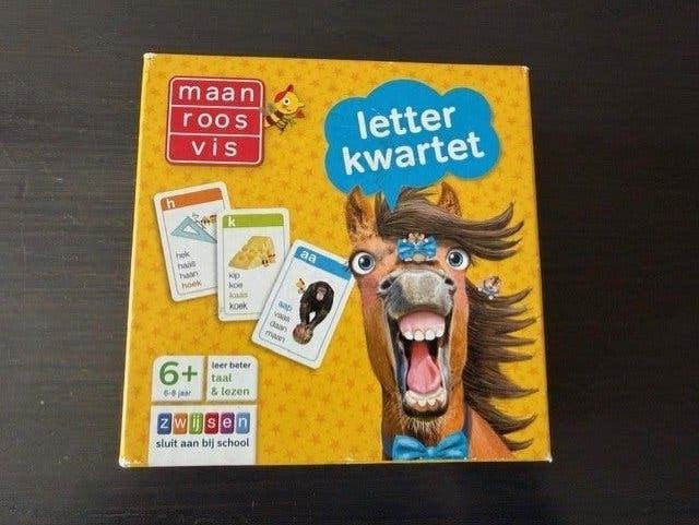 Letterkwartet Maan Roos Vis van Zwijsen (ZGAN), Ophalen of Verzenden, Zo goed als nieuw, Taal en Lezen
