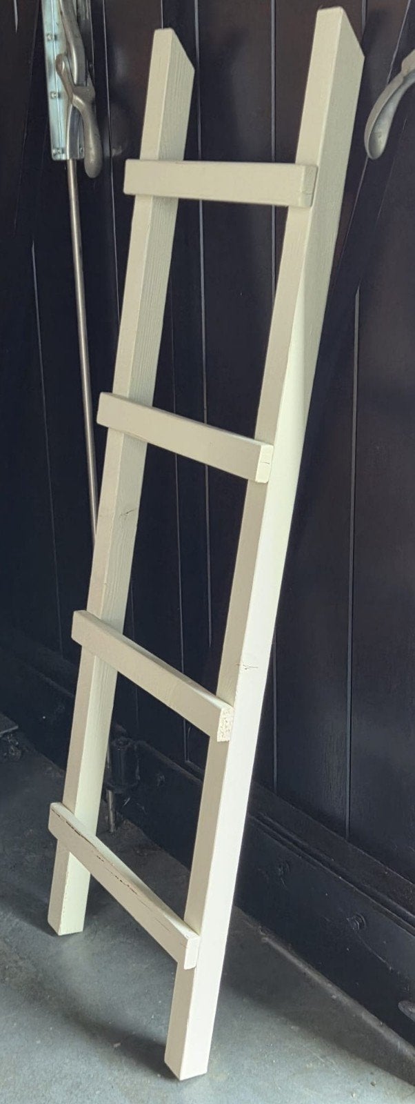 leuke witte decoratieve ladder trap handdoekhouder !, Huis en Inrichting, Woonaccessoires | Overige, Ophalen