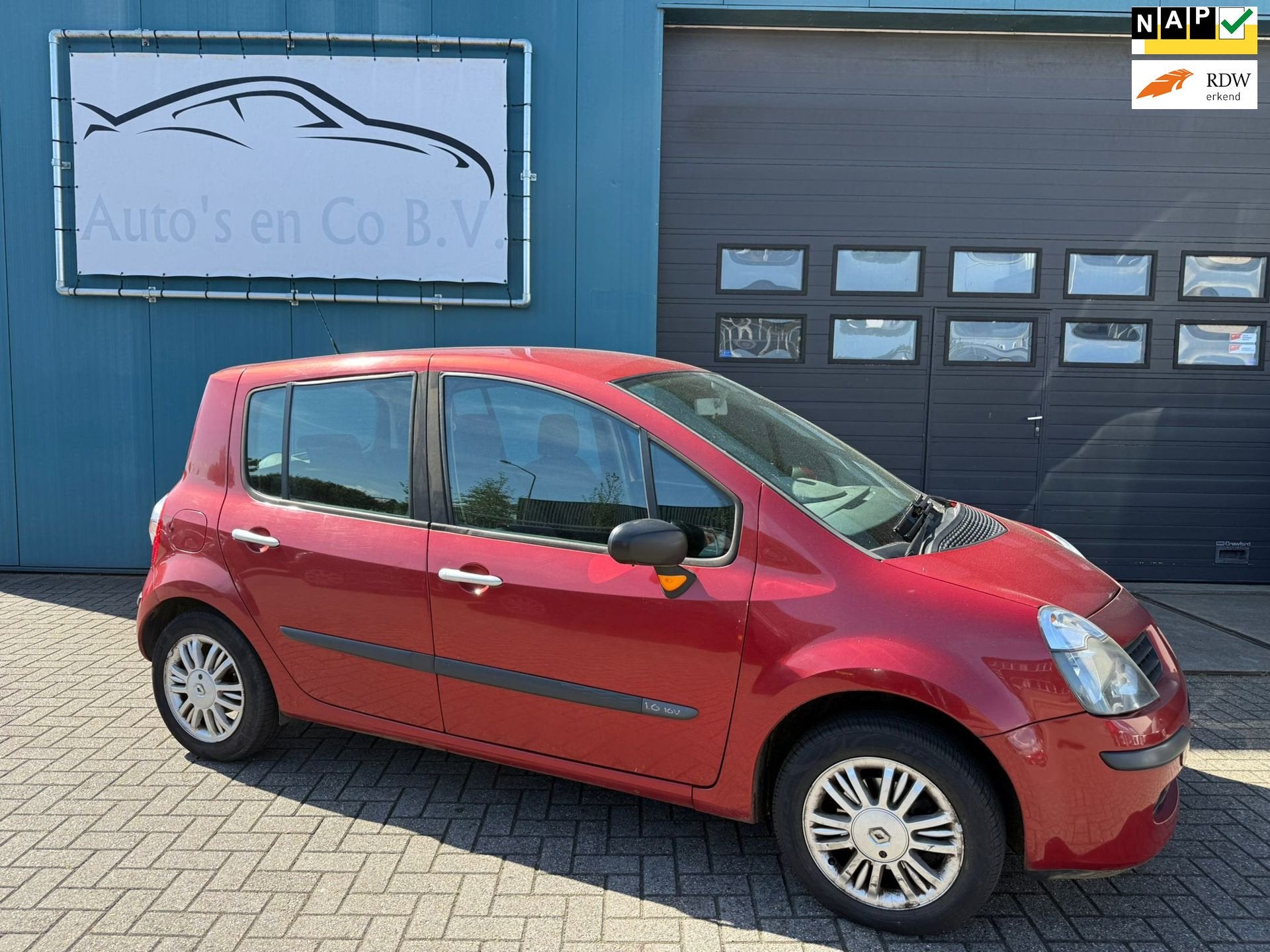 Renault Modus 1.6-16V Dynamique Airco Cruise 157311 km NL Au, Auto's, Voorwielaandrijving, 15 km/l, Metallic lak, 4 cilinders
