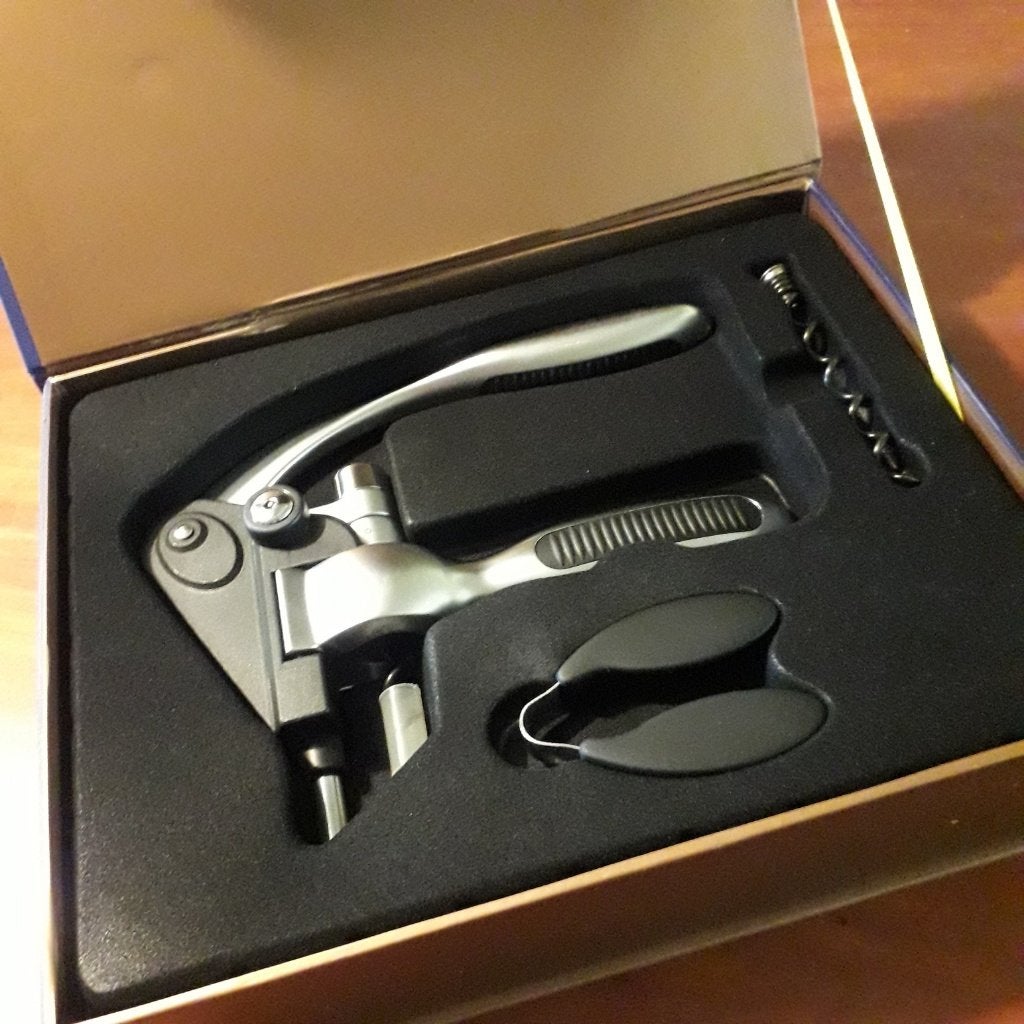 Kurkentrekker / Wijnflesopener  "Connoisseur", Overige typen, Verzenden, Nieuw, Metaal