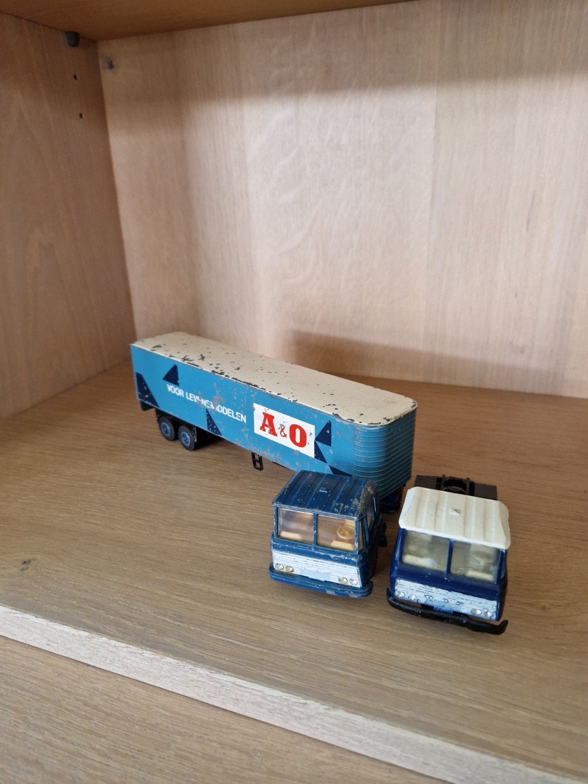 Lion Car A&O  truck met trailer., Ophalen of Verzenden, Bus of Vrachtwagen, Lion Toys