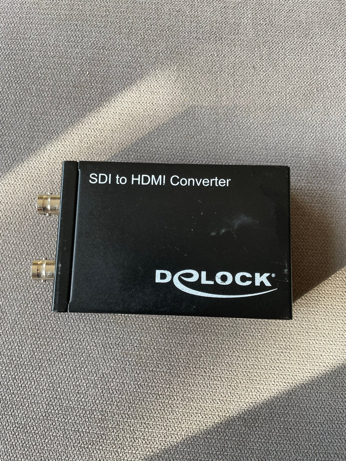 DeLOCK 3G-SDI naar HDMI Converter - Adapter 93237, Audio, Tv en Foto, Ophalen of Verzenden, Gebruikt