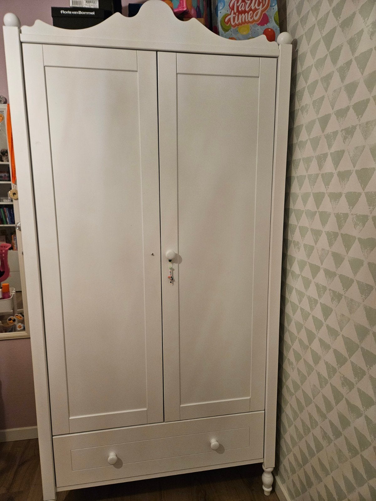 Bopita Belle 2-deurs kledingkast, Ophalen, Kast, 50 tot 70 cm, 105 cm of meer