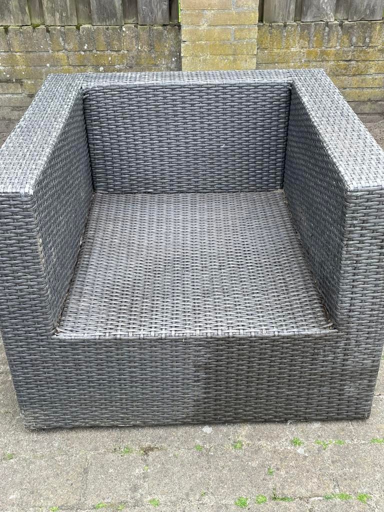 Loungestoel Tuin, Kunststof, Gebruikt, Loungeset, Ophalen