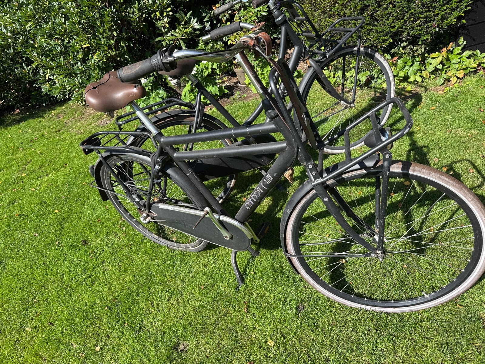 Gazelle omafiets met voordrager - Gebruikt, Fietsen en Brommers, Terugtraprem, Gebruikt, Versnellingen, Ophalen of Verzenden