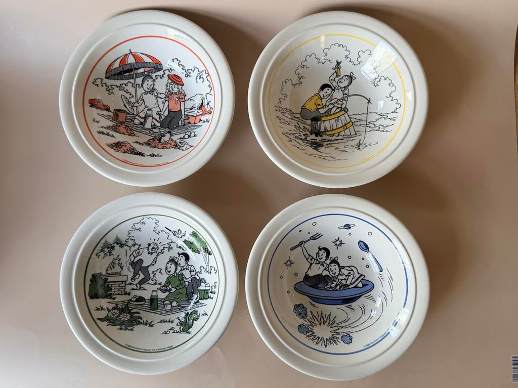 Vintage Suske en Wiske Schaaltjes - Albert Heijn Spaaractie, Ophalen of Verzenden