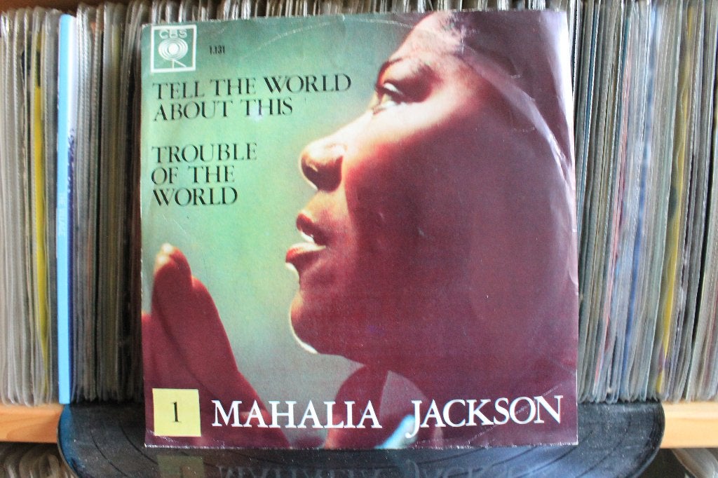 7" Single Mahalia Jackson 1 - Tell The World About This / Tr, Ophalen of Verzenden, Gebruikt, Pop