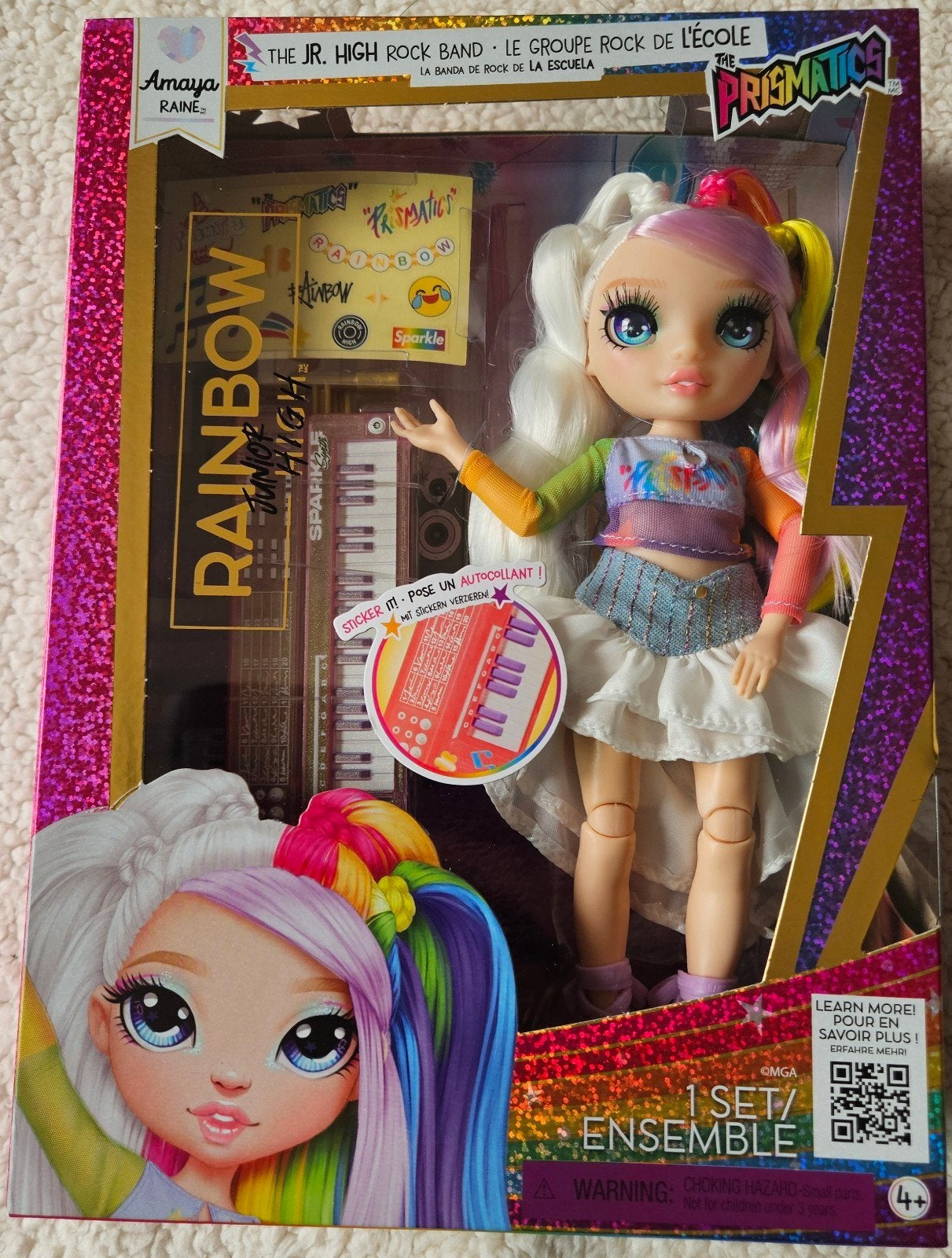 Rainbow High Junior High Amaya Raine Sparkle Pop Modepop, Ophalen of Verzenden, Nieuw, Overige typen