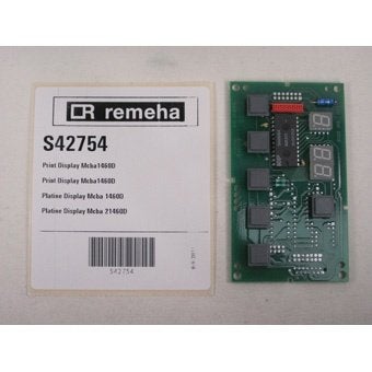 Remeha s42754 print display mcba1460d, Ophalen of Verzenden, Nieuw