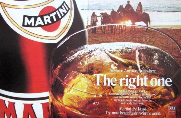 13 vintage advertenties reclames Martini Rossi drank 1967-81, Verzamelen, Ophalen of Verzenden, Gebruikt, Overige typen