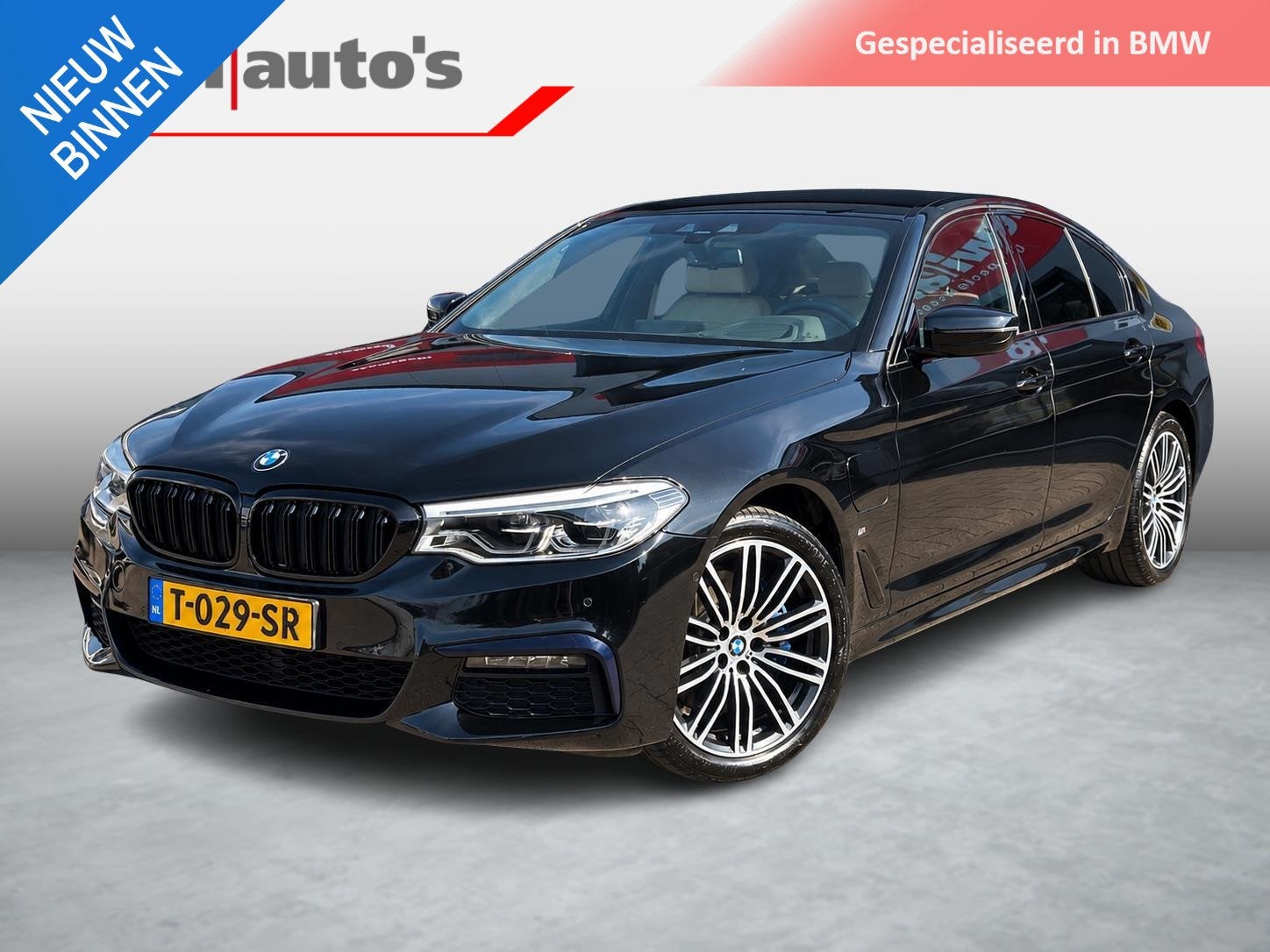 BMW 5-serie 530e xDrive iPerformance M-Sport SOH 98.1%, Gebruikt, 4 cilinders, 252 pk, Zwart