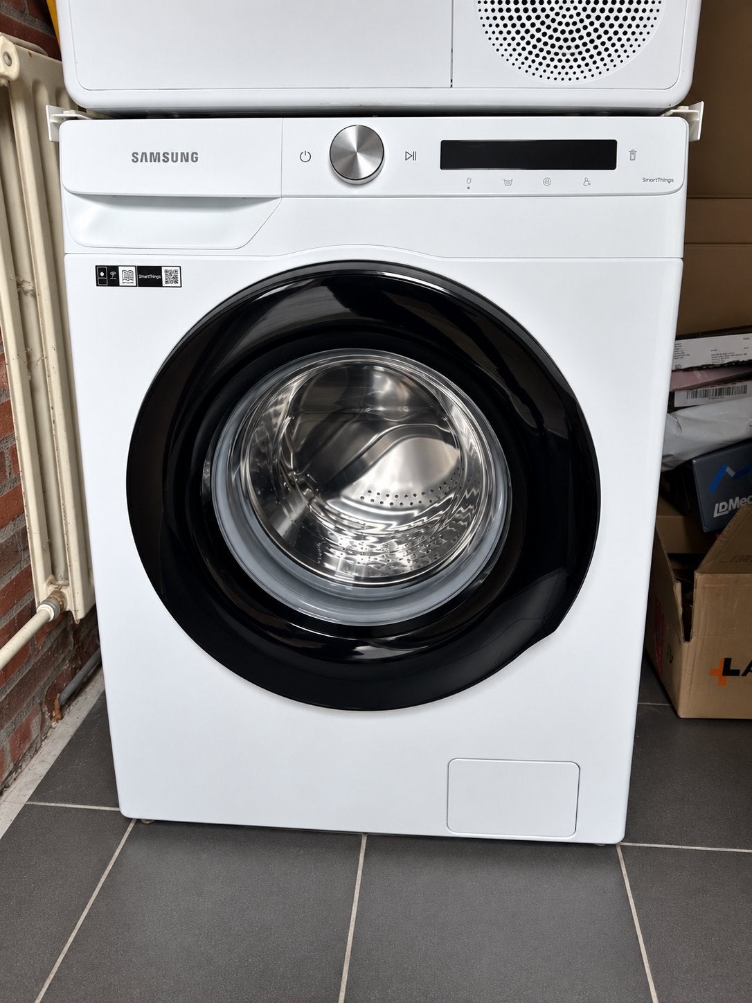 Samsung WW90T534AAW wasmachine – 9 kg – AutoDose, 1200 tot 1600 toeren, Gebruikt, 8 tot 10 kg, Energieklasse A of zuiniger