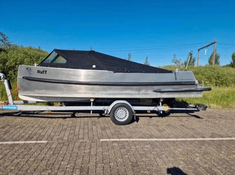 Van Vossen Tender 600 - zeer compleet en vaarklaar!, Watersport en Boten, Ophalen, 10 tot 30 pk, Gebruikt, Aluminium