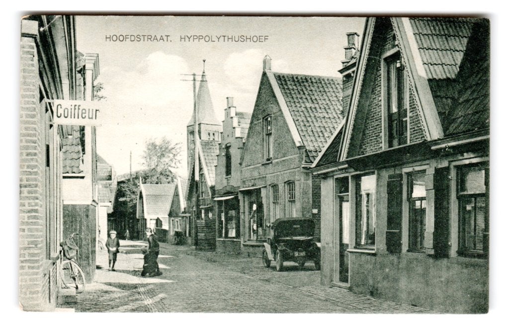 Hyppolythushoef, Hoofdstraat, Ophalen of Verzenden, 1920 tot 1940, Ongelopen, Noord-Holland