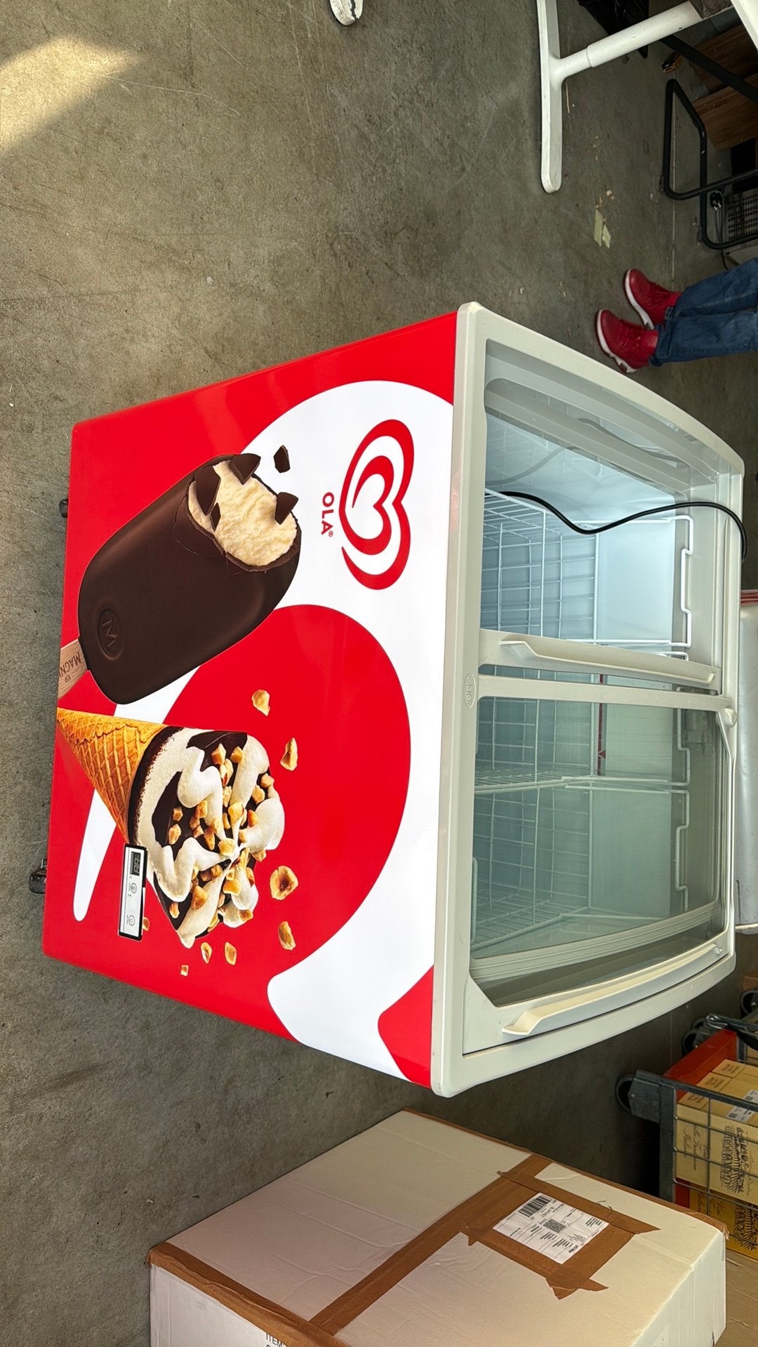 Ola vriezer splinternieuw, Ophalen of Verzenden, Zo goed als nieuw, Minder dan 60 cm, 160 cm of meer