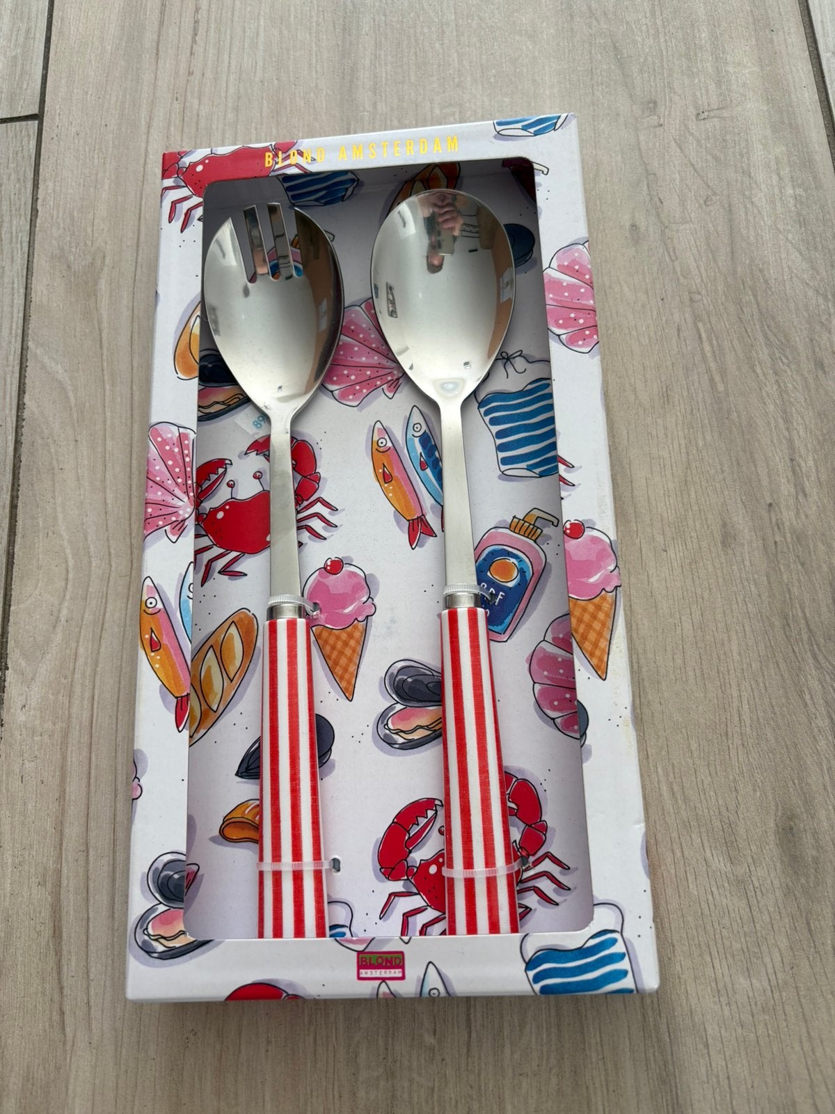 Blond amsterdam salad servers, Ophalen of Verzenden, Nieuw