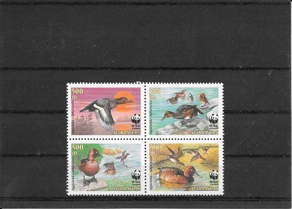 Azerbeidzjan vogels, Ophalen of Verzenden, Postfris, Centraal-Azië
