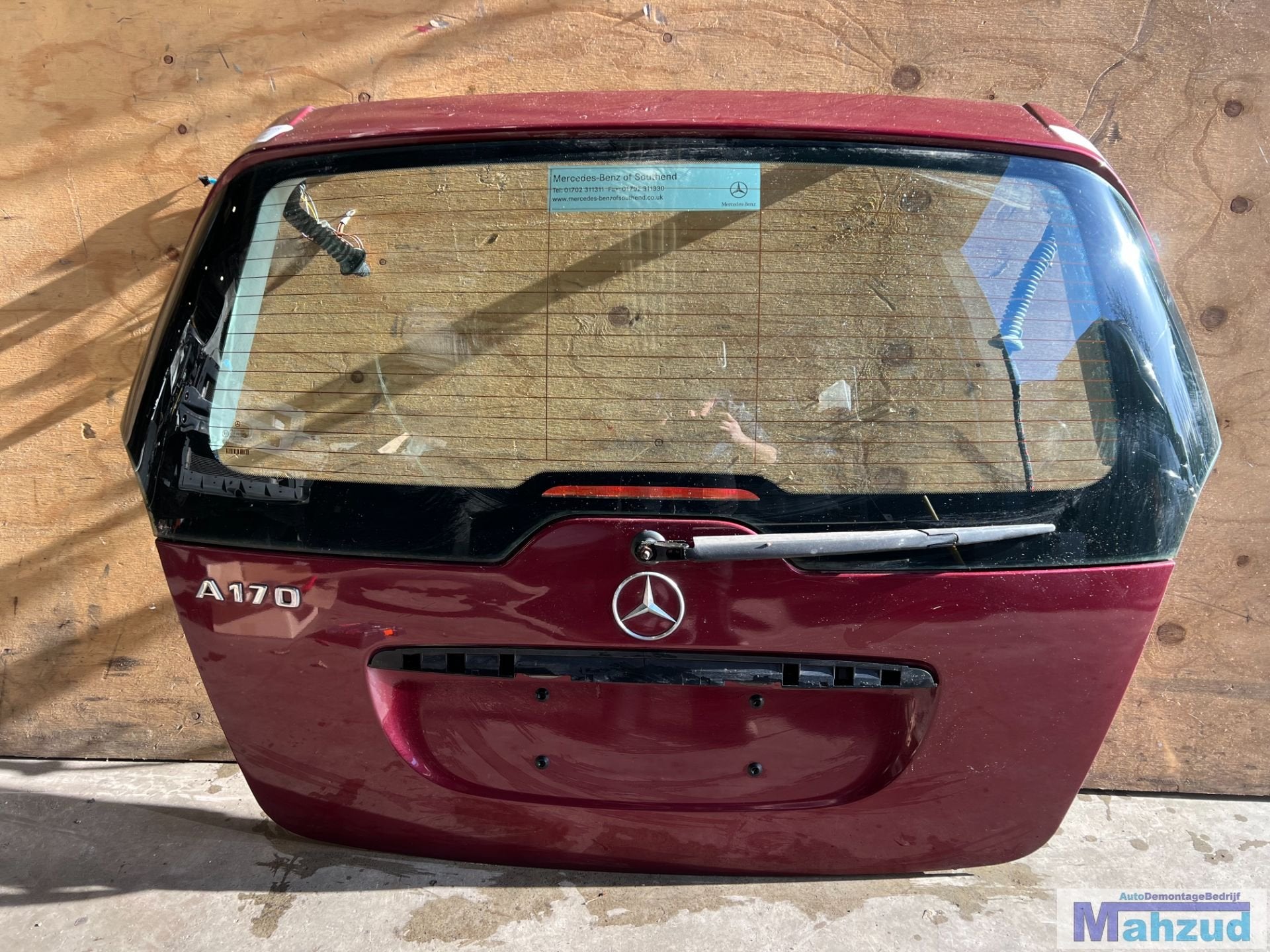 MERCEDES A KLASSE W169 rood 597 achterklep 2004-2012, Gebruikt, Mercedes-Benz AG, Deur, Mercedes-Benz