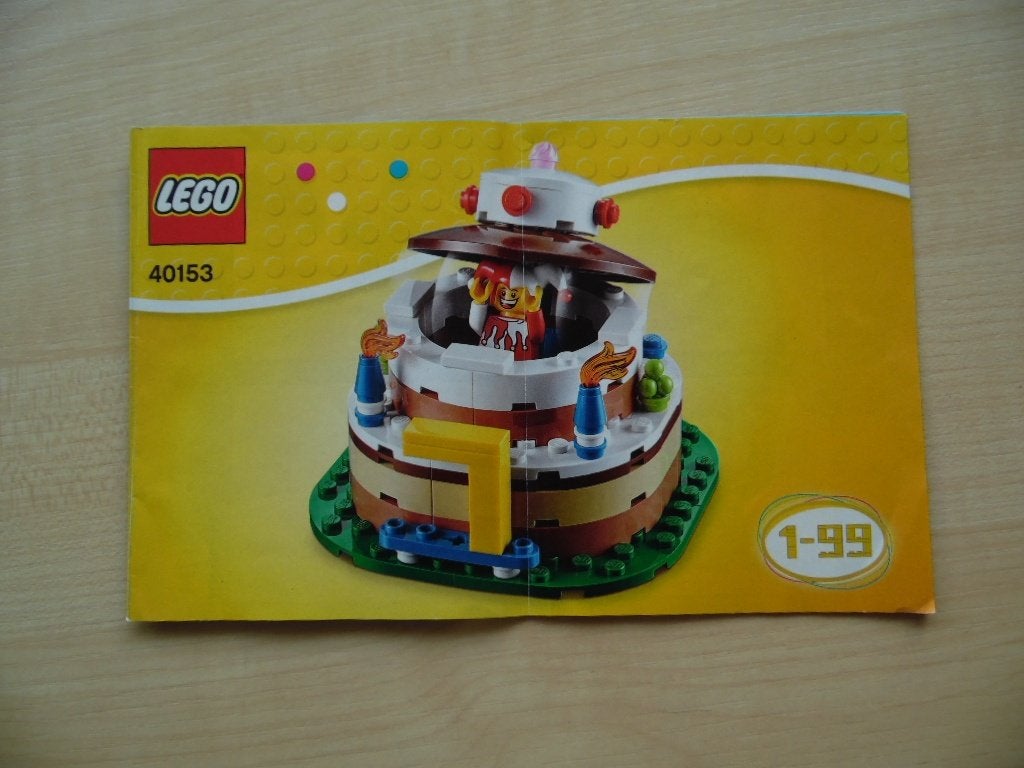 Lego Verjaardagstaart 40153 - Met verwisselbare cijfers, Compleet, Overige thema's, Lego, Ophalen of Verzenden