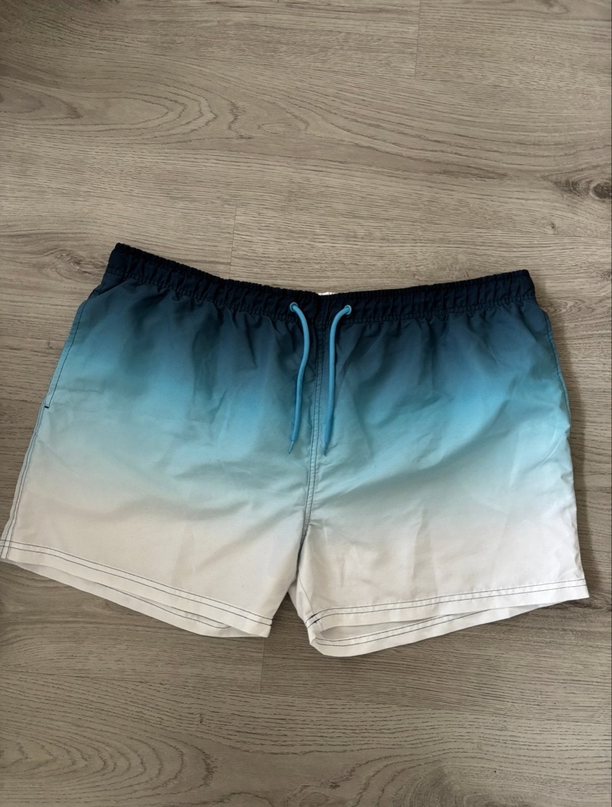 Primark zwemshort XXL blauw/wit - gradient, Verzenden, Overige maten, Blauw, Zwemshort