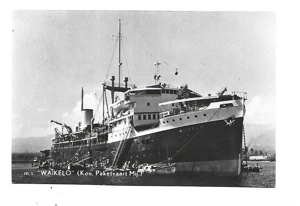 m.s." Waikelo " -Kon. Paketvaart Mij., Verzenden, 1960 tot 1980, Ongelopen, Overige thema's