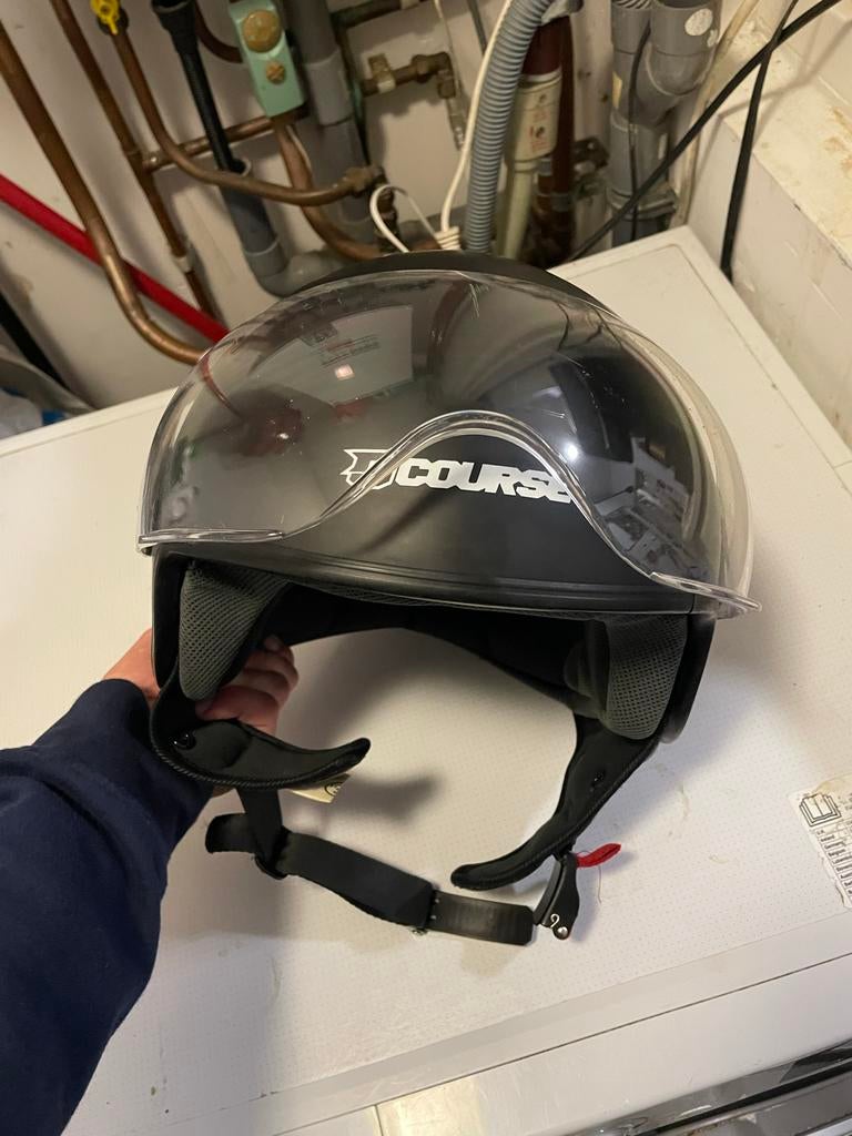 Course helm scooter/brommer L, Fietsen en Brommers, Brommerhelmen, Ophalen, Gebruikt, Large