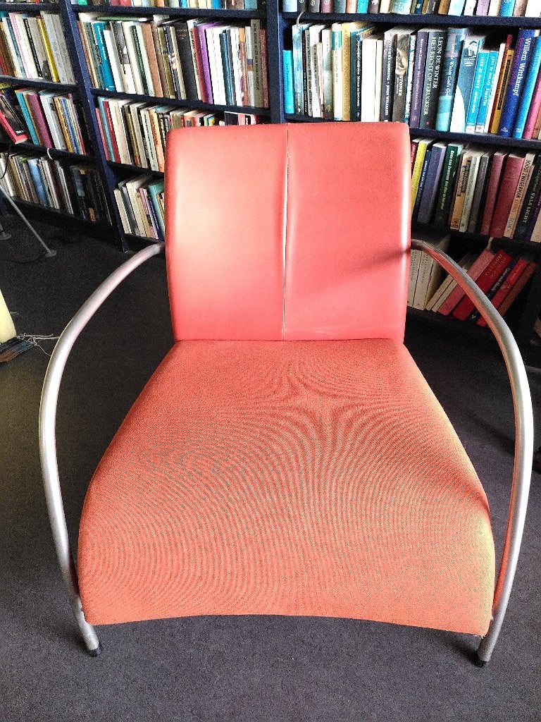 Montis Lomas leunstoel oranje, Ophalen, Gebruikt, Modern design van bekend en goed merk, Minder dan 75 cm