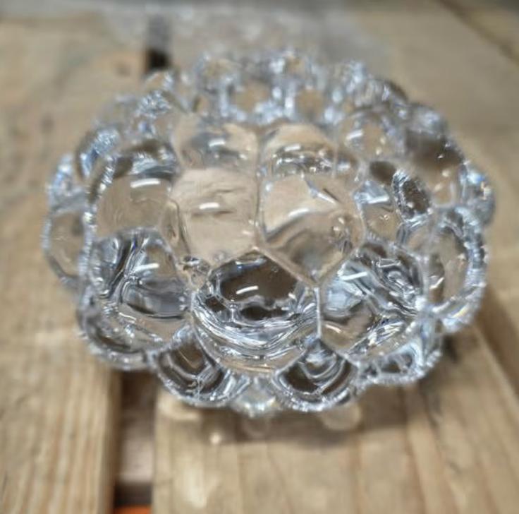 Vintage kristalglas Orrefors waxinelichthouder, Ophalen