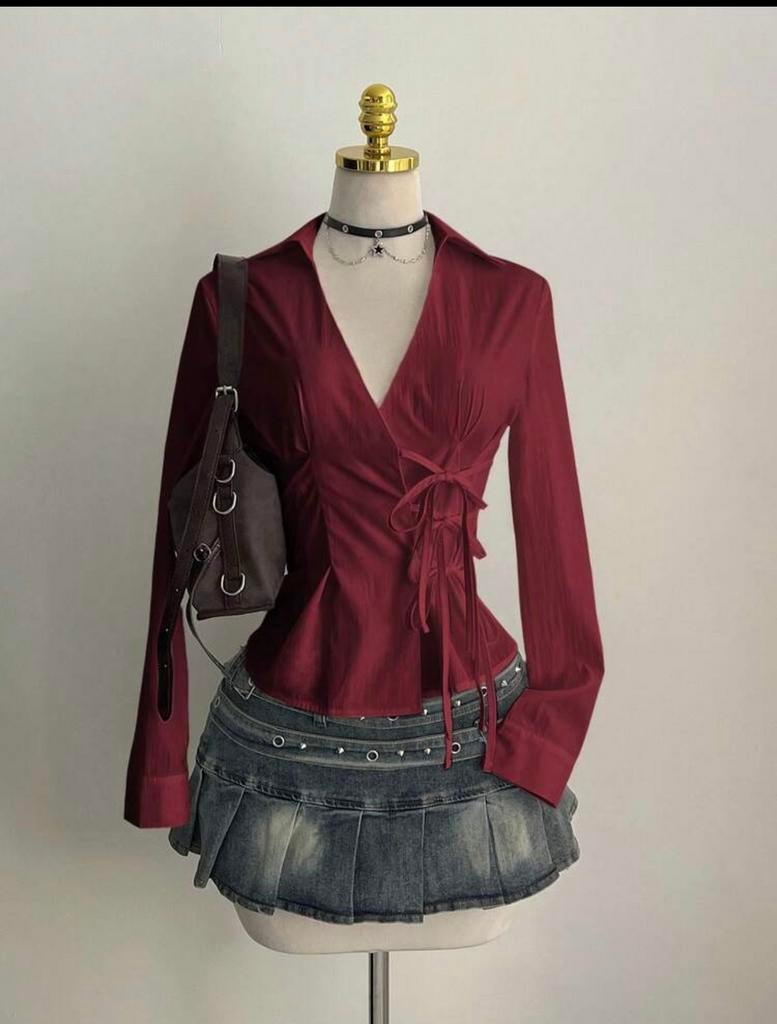 Cute top vintage, Ophalen of Verzenden, Zo goed als nieuw, Lange mouw