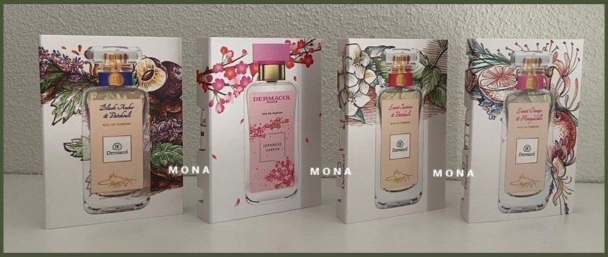 Dermacol set 4 niche parfum samples proefjes testers, Sieraden, Tassen en Uiterlijk, Uiterlijk | Parfum, Verzenden, Nieuw