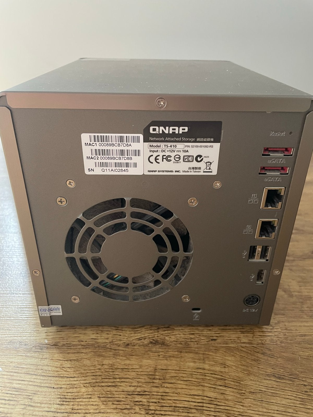 QNAP TS-419 NAS - Netwerkopslag voor thuis of kantoor, Ophalen of Verzenden, Gebruikt