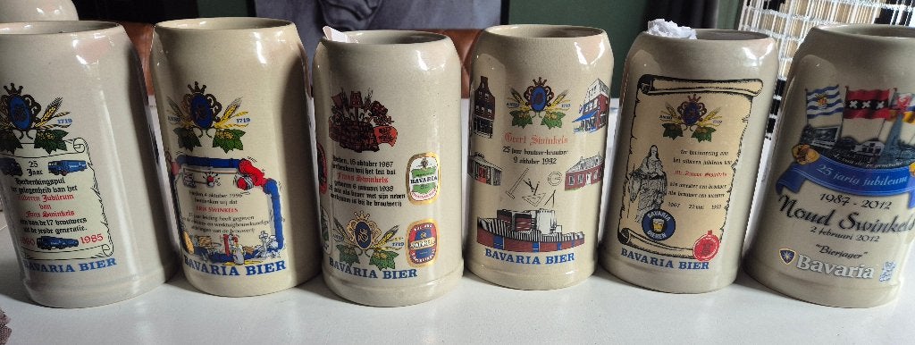 Unieke Set van 6 Bavaria Jubileumpullen, Ophalen of Verzenden, Nieuw, Pul(len), Bavaria