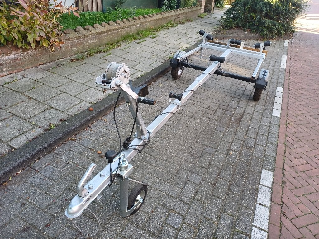 Boottrailer///rubberboottrailer., Ophalen, Minder dan 1500 kg, Gebruikt, Verstelbare verlichting