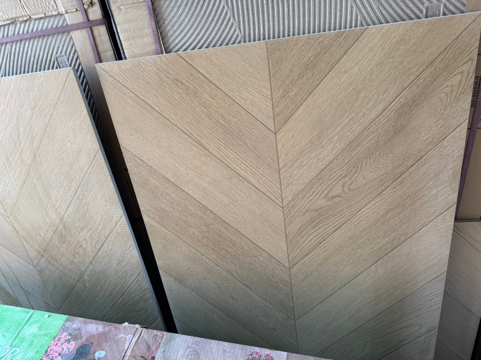 Visgraat tegels beige 49 m2, Ophalen of Verzenden, Nieuw