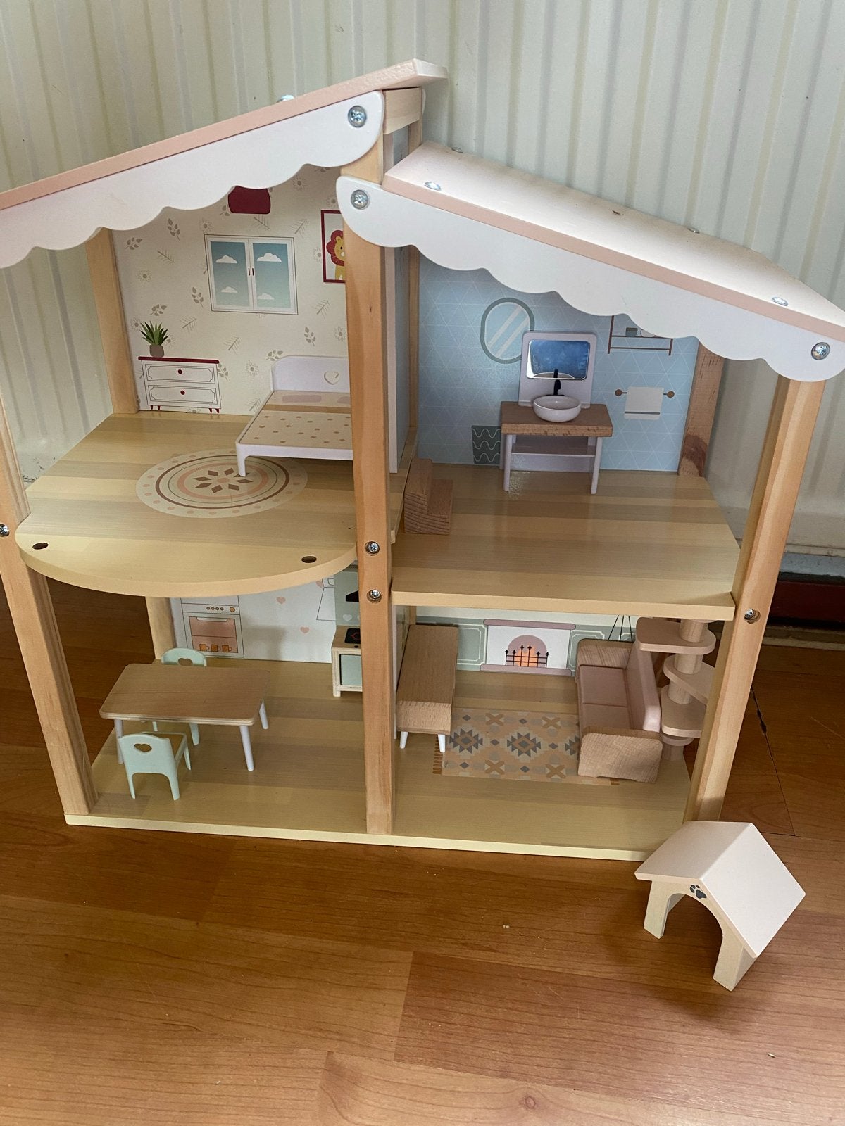 Nieuw poppenhuis, Verzamelen, Poppenhuizen en Toebehoren, Ophalen, Nieuw, Poppenhuis