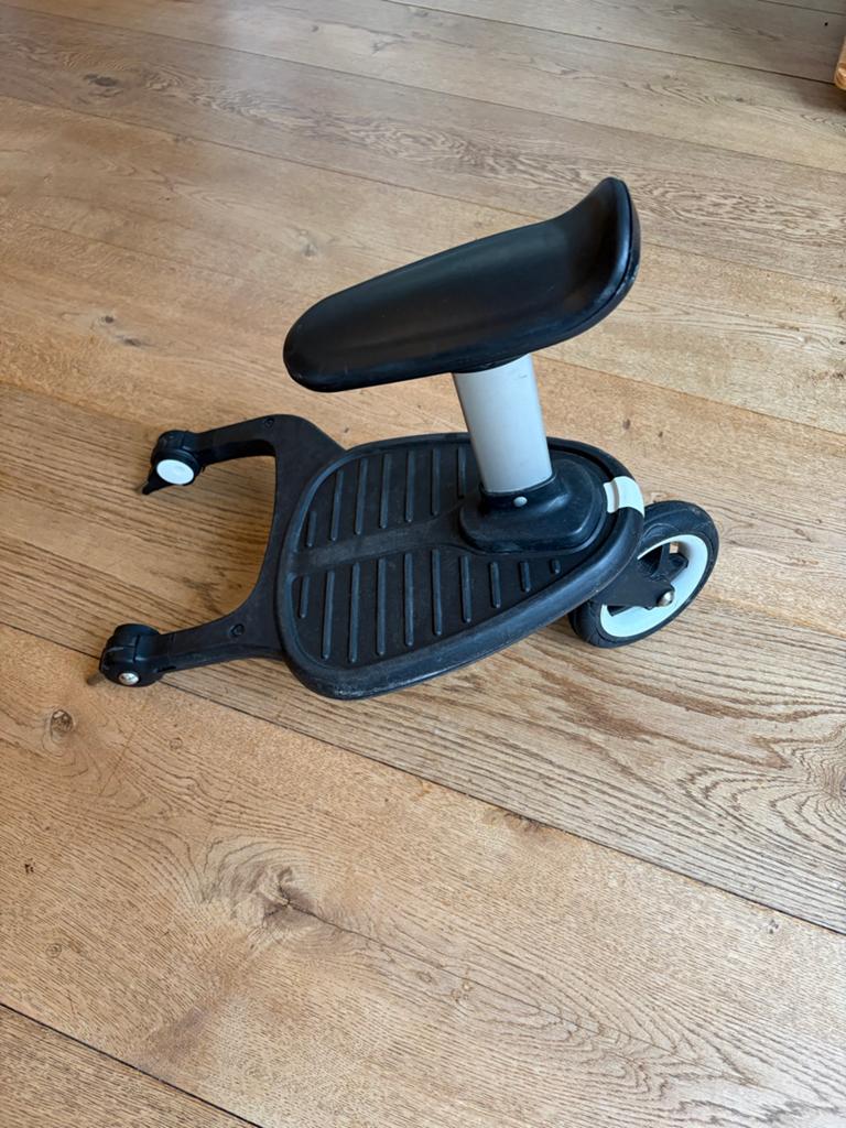 Bugaboo meerijdplankje met zitje, Kinderen en Baby's, Kinderwagens en Combinaties, Gebruikt, Kinderwagen, Bugaboo, Ophalen