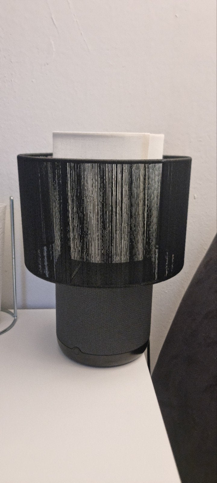 IKEA Sonos Symfonisk Tafellamp Speaker (Gen 2) – Als Nieuw!, Tafellamp, Zwart, Rond, Ophalen of Verzenden