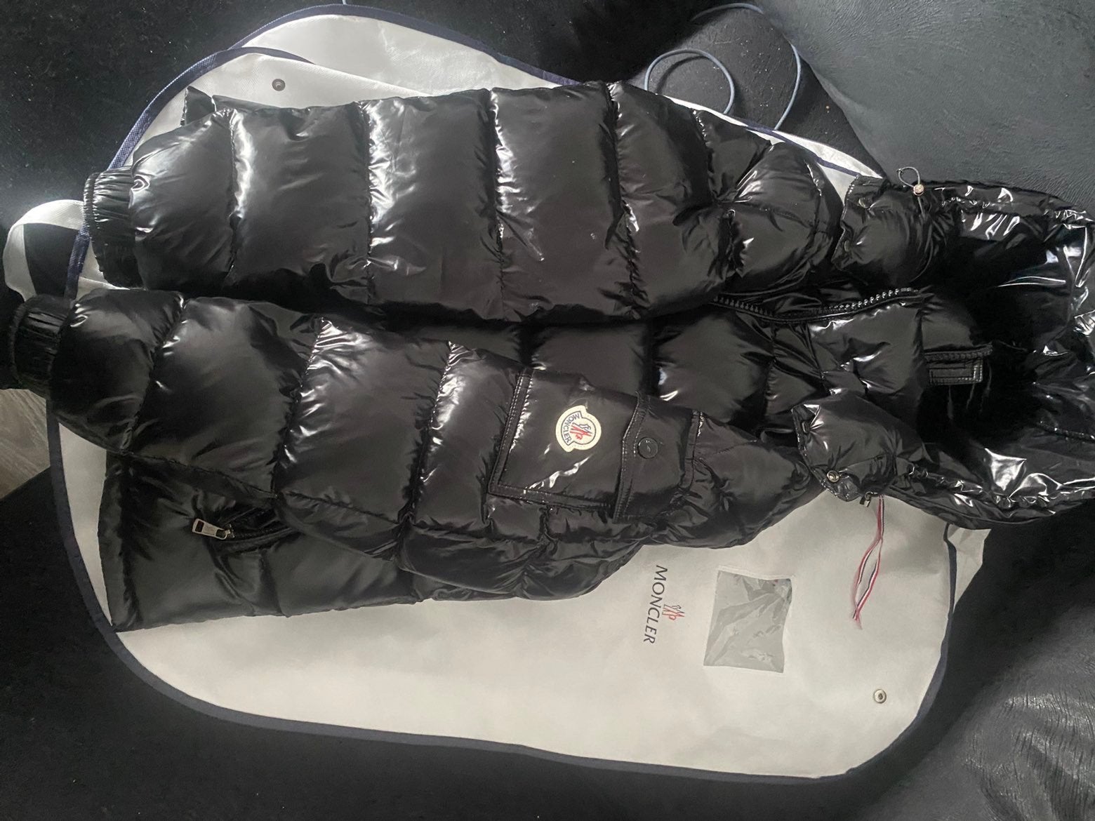 Moncler jas, Ophalen of Verzenden, Zo goed als nieuw, Hondenjas